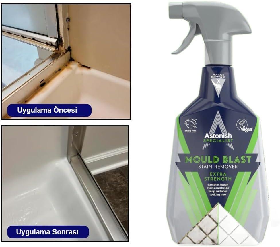 image:imageAstonish Apple Burst Household Cleaner Shower Curtain Shower Door Bathroom Tiles Hard Water Stains Rust amp Calcium Bathroom Cleaner No Scrub Cruelty Free Cleaning Supplies 750ml Spray Bottle2536 Fl Oz Pack of 1