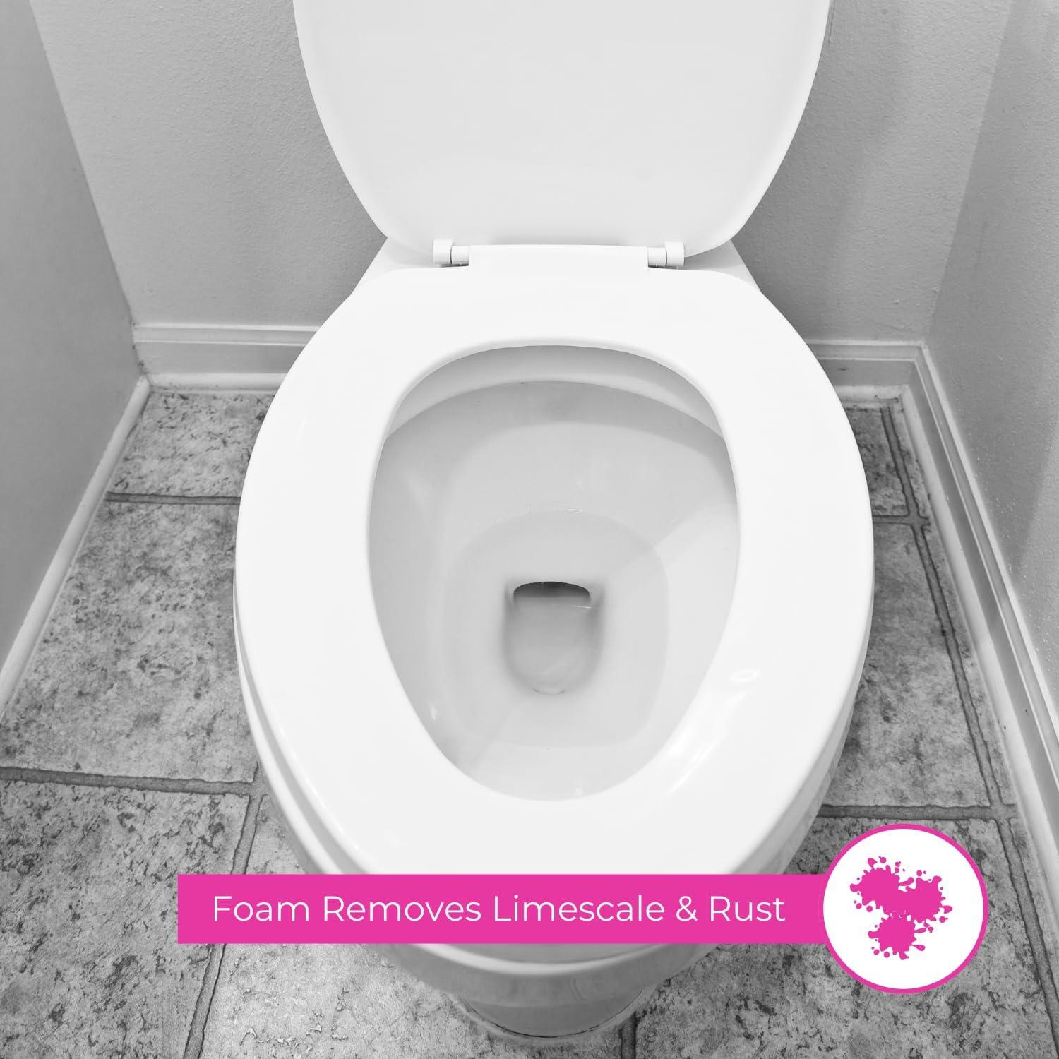 image:imageAstonish Foaming Pink Peony Toilet Bowl Cleaner Deep Cleaning Limescale Calcium amp Rust No Bottle Removes Hard Stains Box of 8 TabletsFresh Peony
