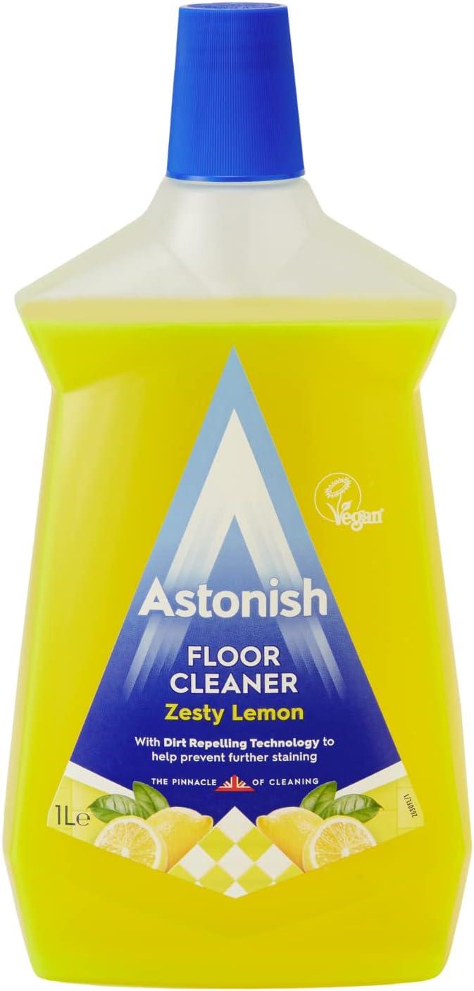 image:imageAstonish Home Bundle Includes Streak Free Window amp Glass Cleaner Spray Bottle With Vinegar For Deep CleaningMulti Purpose Cleaning Spray With The Added Power Of Bleach amp Zesty Lemon Floor Cleaner