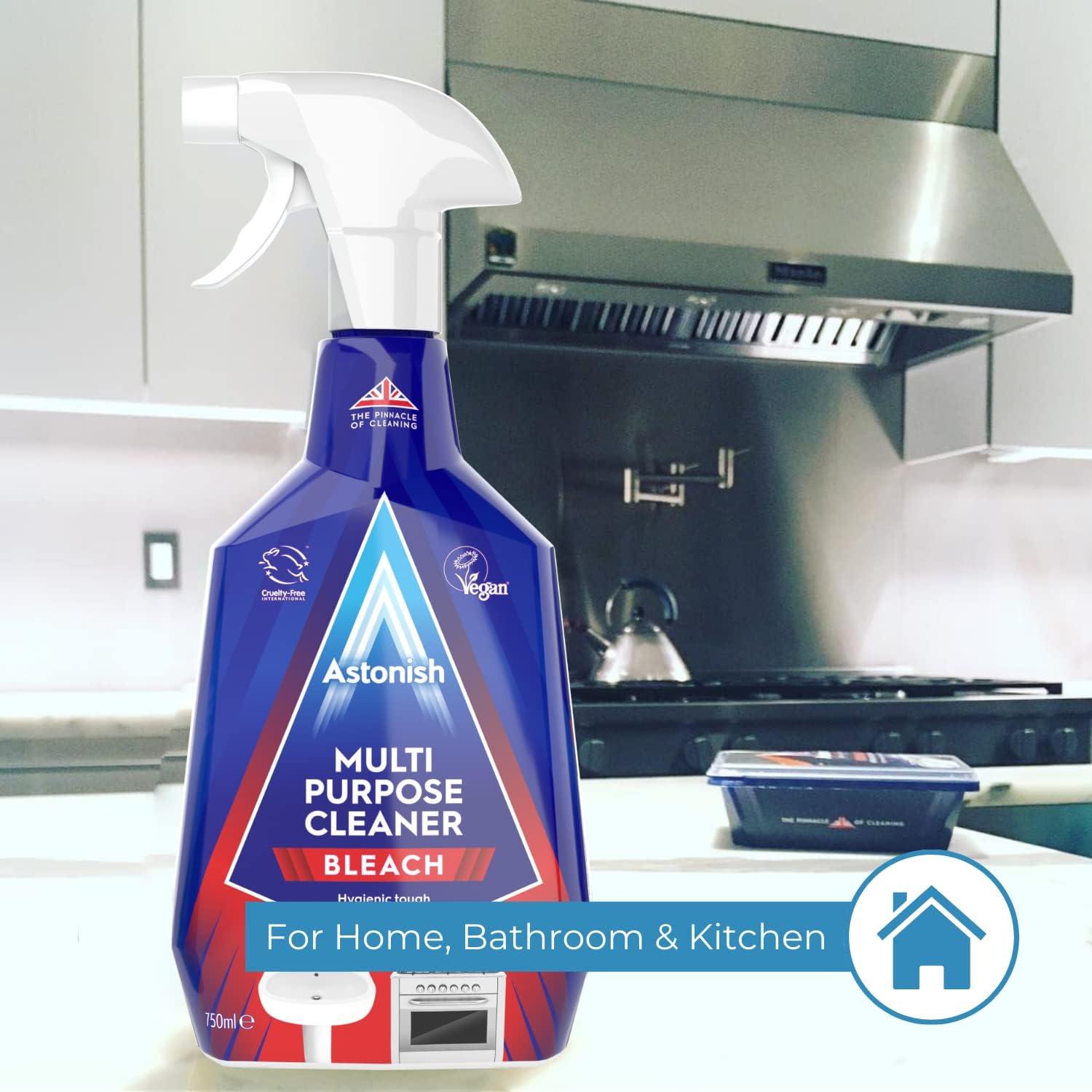 image:imageAstonish Home Bundle Includes Streak Free Window amp Glass Cleaner Spray Bottle With Vinegar For Deep CleaningMulti Purpose Cleaning Spray With The Added Power Of Bleach amp Zesty Lemon Floor Cleaner