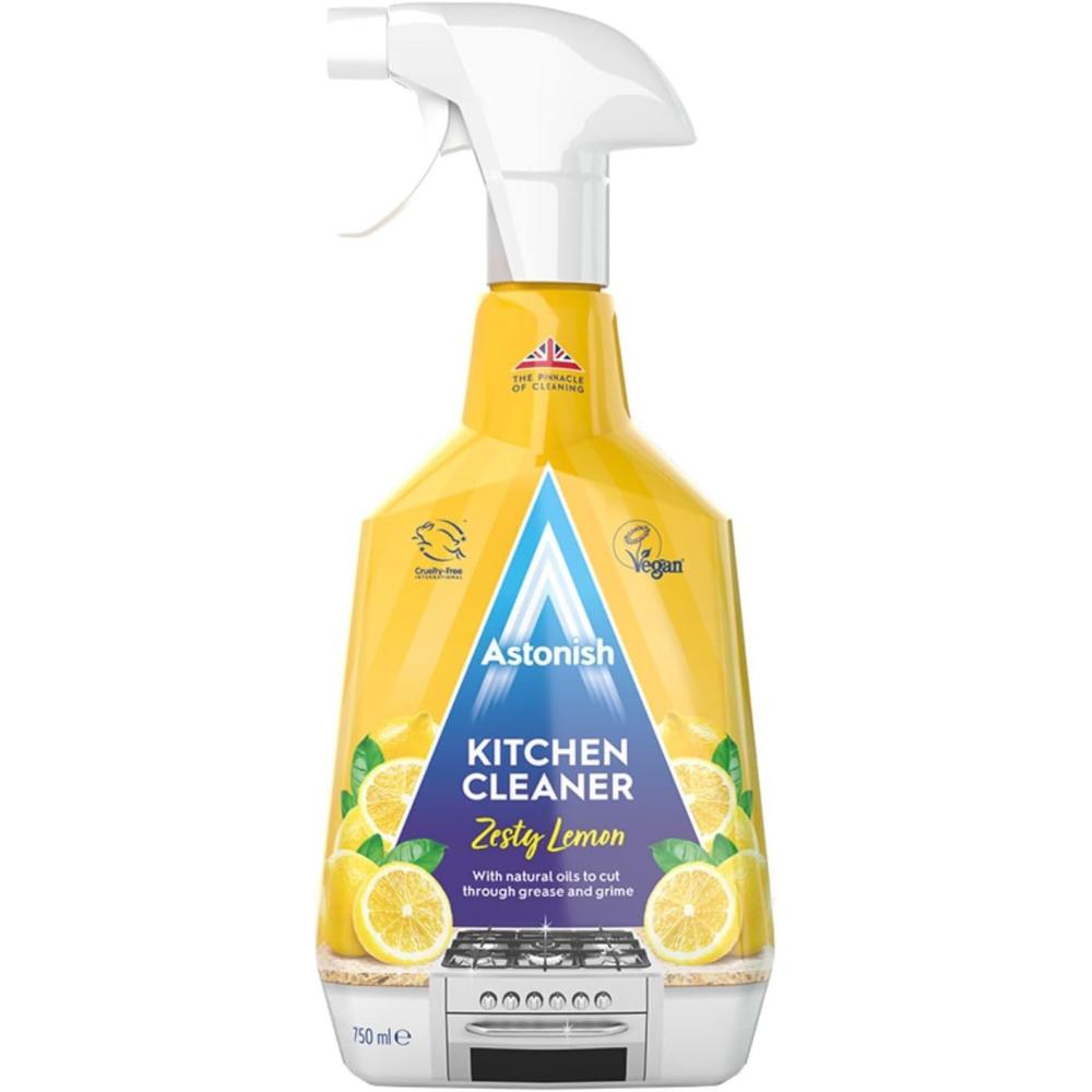 image:imageAstonish Zesty Lemon Scented Kitchen Cleaner 3 Pack  All Purpose Cleaning Solution Removes Grease Grime amp Surface Stains  Cruelty Free Kitchen Grease And Multi Surface Cleaner  750ml Spray Bottle2536 Fl Oz Pack of 1
