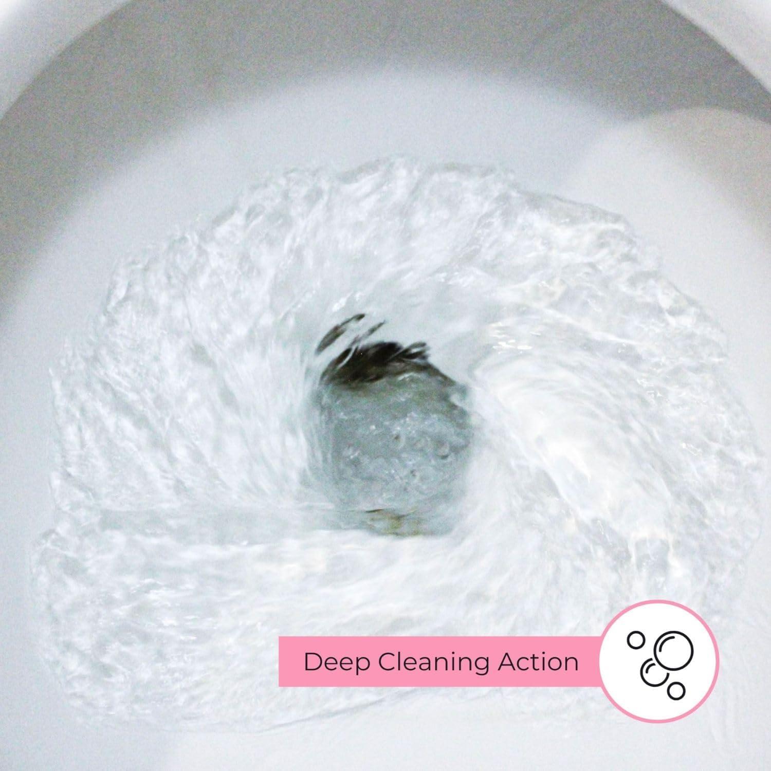 image:imageAstonish Foam amp Fresh Pink Peony Scented Toilet Blocks Powerful Odor Control Cleaning Formula Prevents Hard Water Stain Build Up 2 Blocks Lasting Freshness For Up to 300 Flushes per BlockPink Peony