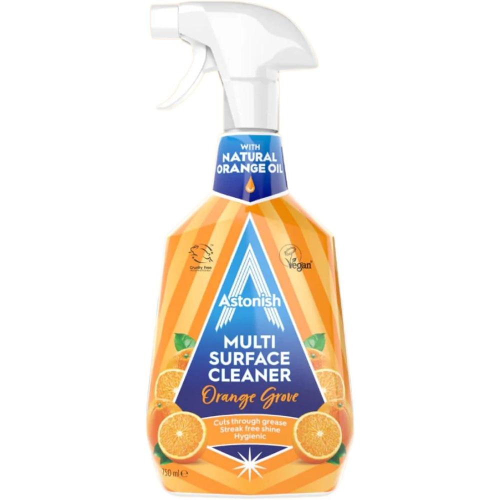 image:imageAstonish Specialist Multi Surface Cleaner  Orange Grove Scented Heavy Duty Kitchen Cleaner  Cruelty Free Formula Cuts Through Grease And Stains On Kitchen Surfaces amp Oven Doors 750ml Spray Bottle254 Fl Oz Pack of 1